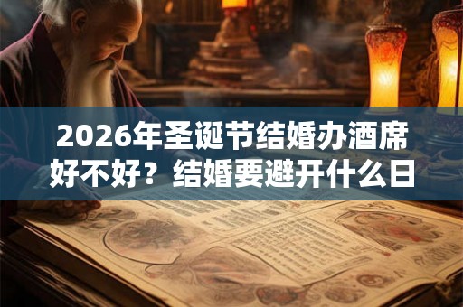 2026年圣诞节结婚办酒席好不好？结婚要避开什么日子？