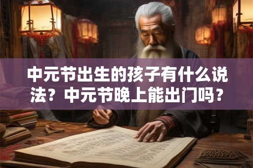 中元节出生的孩子有什么说法?中元节晚上能出门吗? 中元节出生的孩子有什么说法?中元节晚上能出门吗?