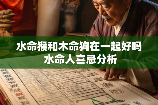 水命猴和木命狗在一起好吗 水命人喜忌分析