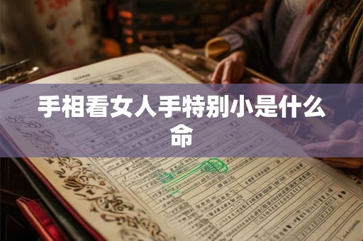手相看女人手特别小是什么命 手相看女人手特别小是什么命