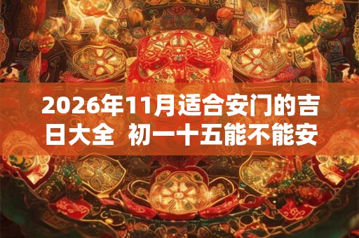 2026年11月适合安门的吉日大全  初一十五能不能安门