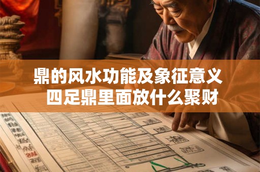 鼎的风水功能及象征意义  四足鼎里面放什么聚财