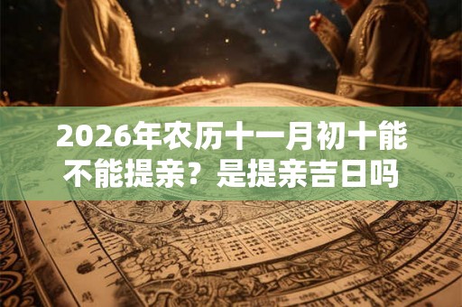 2026年农历十一月初十能不能提亲？是提亲吉日吗