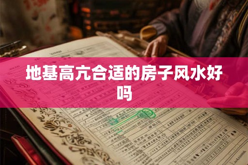 地基高亢合适的房子风水好吗
