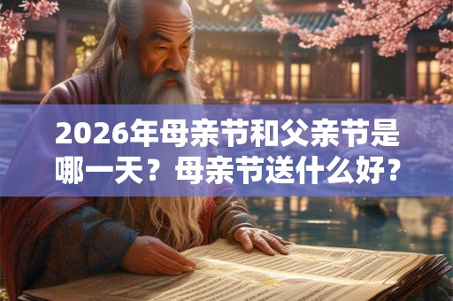 2026年母亲节和父亲节是哪一天？母亲节送什么好？