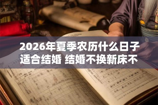 2026年夏季农历什么日子适合结婚 结婚不换新床不吉利