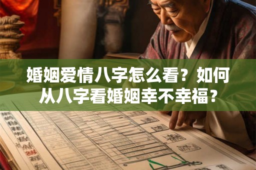 婚姻爱情八字怎么看？如何从八字看婚姻幸不幸福？