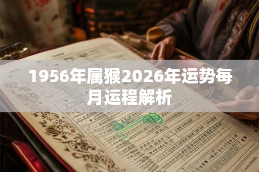 1956年属猴2026年运势每月运程解析