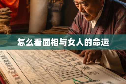 怎么看面相与女人的命运