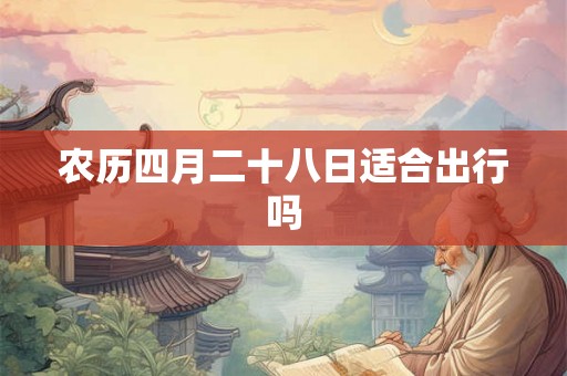农历四月二十八日适合出行吗