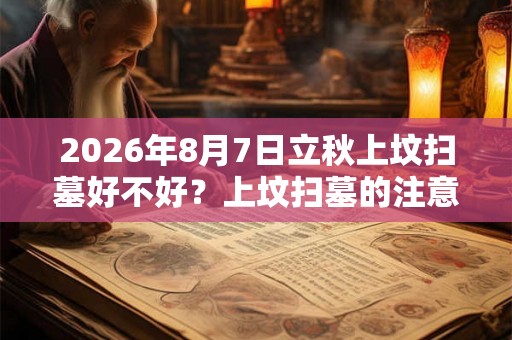 2026年8月7日立秋上坟扫墓好不好？上坟扫墓的注意事项？