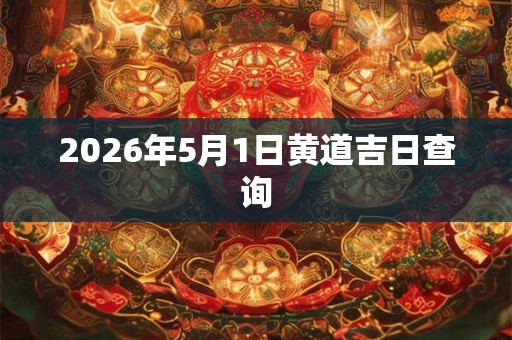 2026年5月1日黄道吉日查询