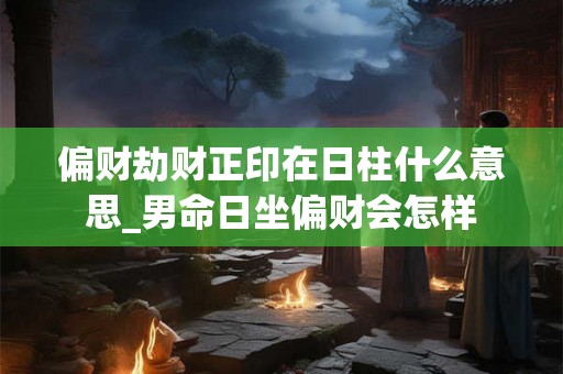 偏财劫财正印在日柱什么意思_男命日坐偏财会怎样 偏财劫财正印在日柱什么意思_男命日坐偏财会怎样