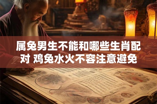 属兔男生不能和哪些生肖配对 鸡兔水火不容注意避免