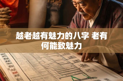 越老越有魅力的八字 老有何能致魅力 越老越有魅力的八字 老有何能致魅力