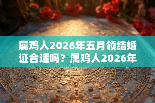 属鸡人2026年五月领结婚证合适吗？属鸡人2026年的婚姻运好吗？