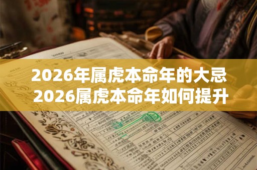 2026年属虎本命年的大忌 2026属虎本命年如何提升财运