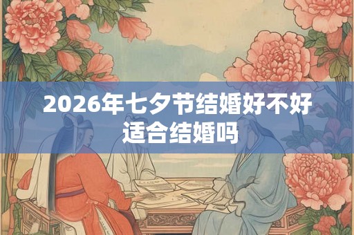 2026年七夕节结婚好不好 适合结婚吗