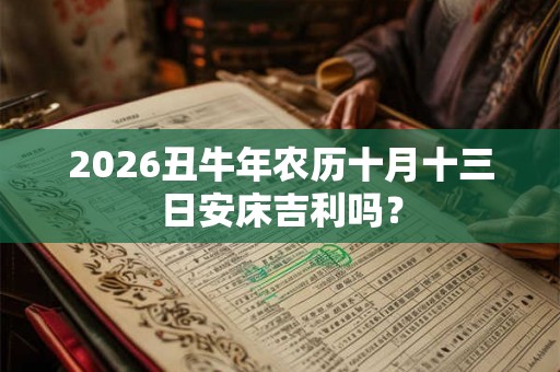 2026丑牛年农历十月十三日安床吉利吗？