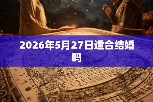2026年5月27日适合结婚吗