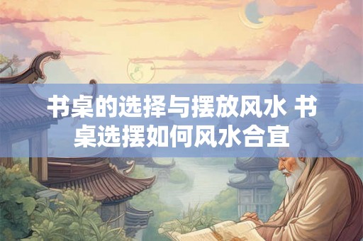 书桌的选择与摆放风水 书桌选摆如何风水合宜