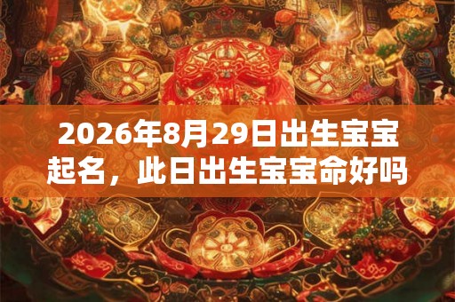 2026年8月29日出生宝宝起名，此日出生宝宝命好吗？