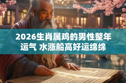 2026生肖属鸡的男性整年运气 水涨船高好运绵绵