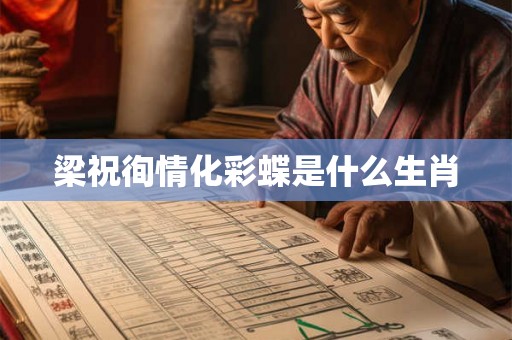 梁祝徇情化彩蝶是什么生肖