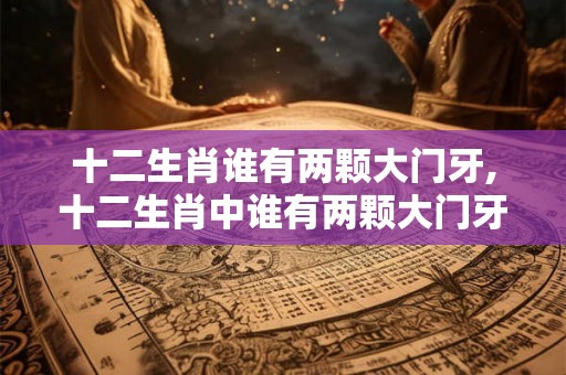 十二生肖谁有两颗大门牙,十二生肖中谁有两颗大门牙? 十二生肖谁有两颗大门牙,十二生肖中谁有两颗大门牙?