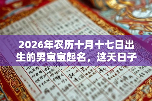 2026年农历十月十七日出生的男宝宝起名,这天日子好不好? 2026年农历十月十七日出生的男宝宝起名,这天日子好不好?