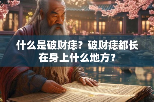什么是破财痣?破财痣都长在身上什么地方? 什么是破财痣?破财痣都长在身上什么地方?