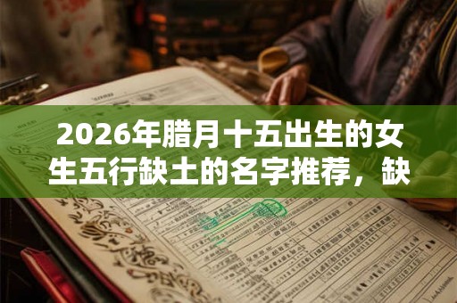 2026年腊月十五出生的女生五行缺土的名字推荐，缺土性格怎么样？