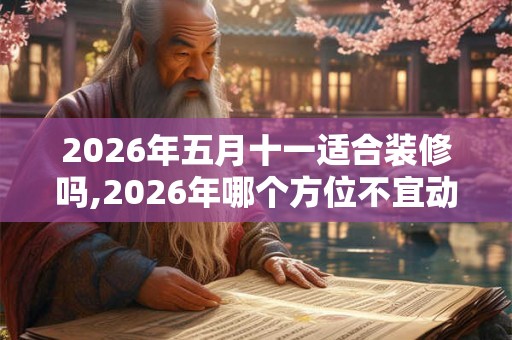 2026年五月十一适合装修吗,2026年哪个方位不宜动土