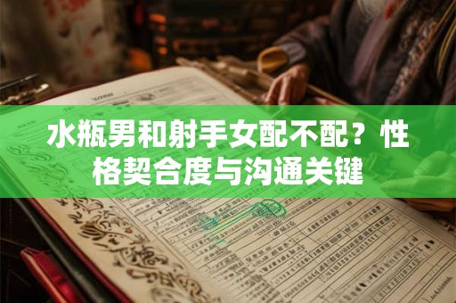水瓶男和射手女配不配？性格契合度与沟通关键