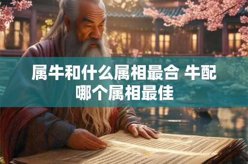 属牛和什么属相最合 牛配哪个属相最佳
