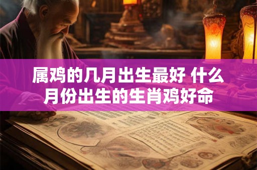 属鸡的几月出生最好 什么月份出生的生肖鸡好命 属鸡的几月出生最好 什么月份出生的生肖鸡好命
