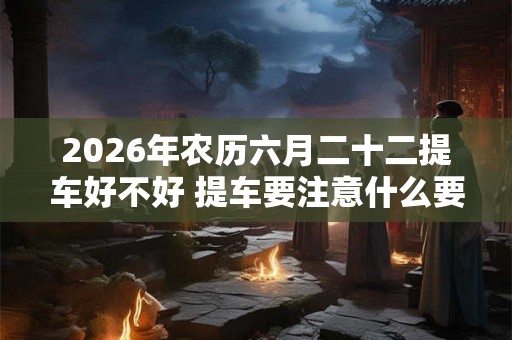 2026年农历六月二十二提车好不好 提车要注意什么要怎样验车