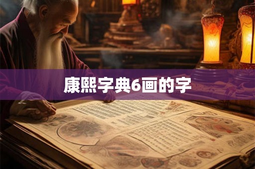 康熙字典6画的字 康熙字典6画的字