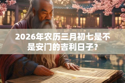 2026年农历三月初七是不是安门的吉利日子? 2026年农历三月初七是不是安门的吉利日子?