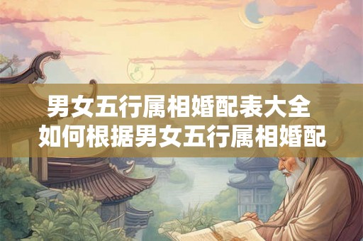 男女五行属相婚配表大全 如何根据男女五行属相婚配表匹配正确配偶