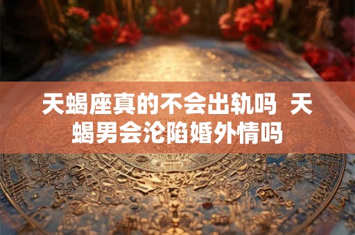天蝎座真的不会出轨吗 天蝎男会沦陷婚外情吗 天蝎座真的不会出轨吗 天蝎男会沦陷婚外情吗
