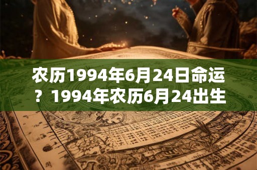 农历1994年6月24日命运?1994年农历6月24出生 农历1994年6月24日命运?1994年农历6月24出生