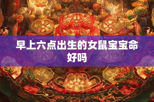 早上六点出生的女鼠宝宝命好吗 早上六点出生的女鼠宝宝命好吗