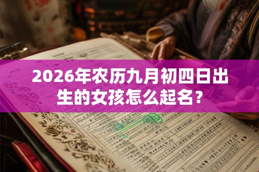 2026年农历九月初四日出生的女孩怎么起名？