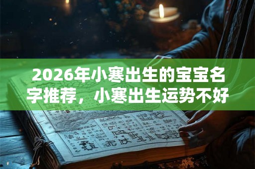 2026年小寒出生的宝宝名字推荐,小寒出生运势不好? 2026年小寒出生的宝宝名字推荐,小寒出生运势不好?