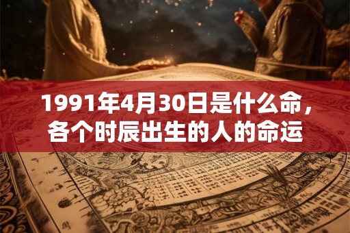 1991年4月30日是什么命,各个时辰出生的人的命运 1991年4月30日是什么命,各个时辰出生的人的命运