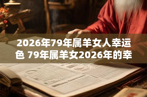 2026年79年属羊女人幸运色 79年属羊女2026年的幸运颜色是什么 2026年79年属羊女人幸运色 79年属羊女2026年的幸运颜色是什么