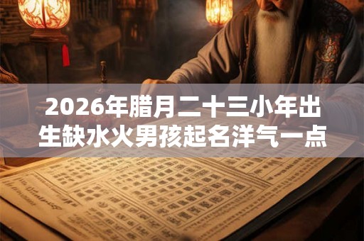 2026年腊月二十三小年出生缺水火男孩起名洋气一点 取名最佳字 2026年腊月二十三小年出生缺水火男孩起名洋气一点 取名最佳字