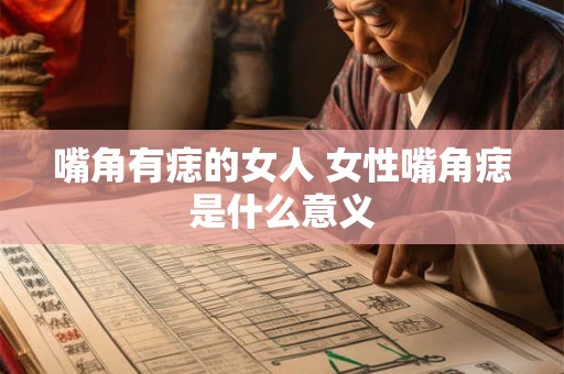 嘴角有痣的女人 女性嘴角痣是什么意义