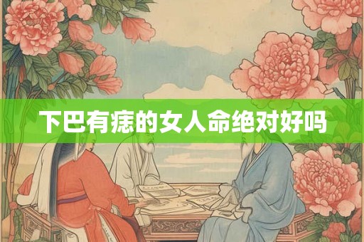下巴有痣的女人命绝对好吗 下巴有痣的女人命绝对好吗